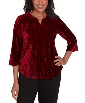 Alfred Dunner Petite Runway Ready Crushed Ve 196389398606  RT $64.5 #1