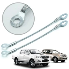 2X Rear Tailgate Support Cable Wire For Toyota Hilux Vigo Pickup 2006 - 2014