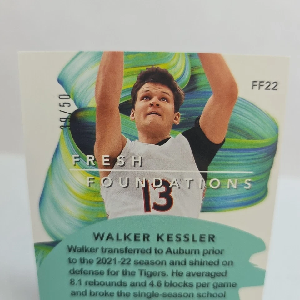 2022 Skybox Metal Universe Champions - Fresh Foundation Walker Kessler #FF22... - Image 4 of 4