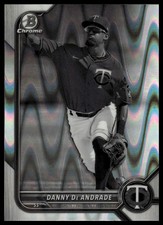 2022 Bowman Draft Danny De Andrade Chrome Black & White RayWave Refractor