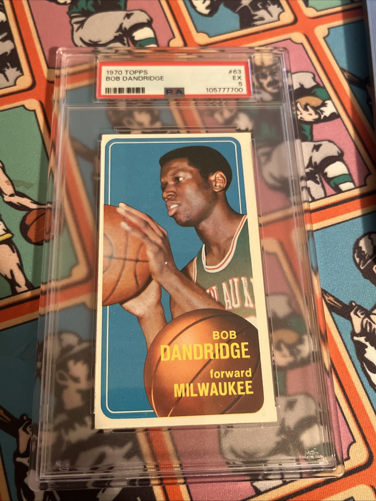 1970 Topps Tall Boys Bob Dandridge #63 PSA 5 Bucks RC!!