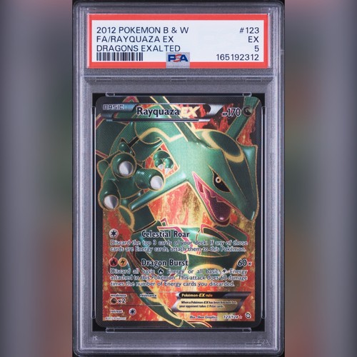 Rayquaza-EX graded PSA 5 for sale on eBay