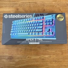 SteelSeries - Apex 3 TKL Wired Membrane Whisper Quiet Switch Gaming Keyboard