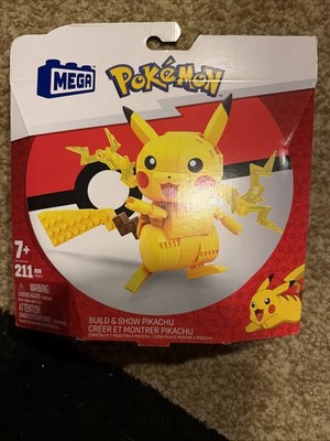 Mega Pokemon Build and Show Pikachu NEW Sealed 211 Pieces 2023 Block Set Toy