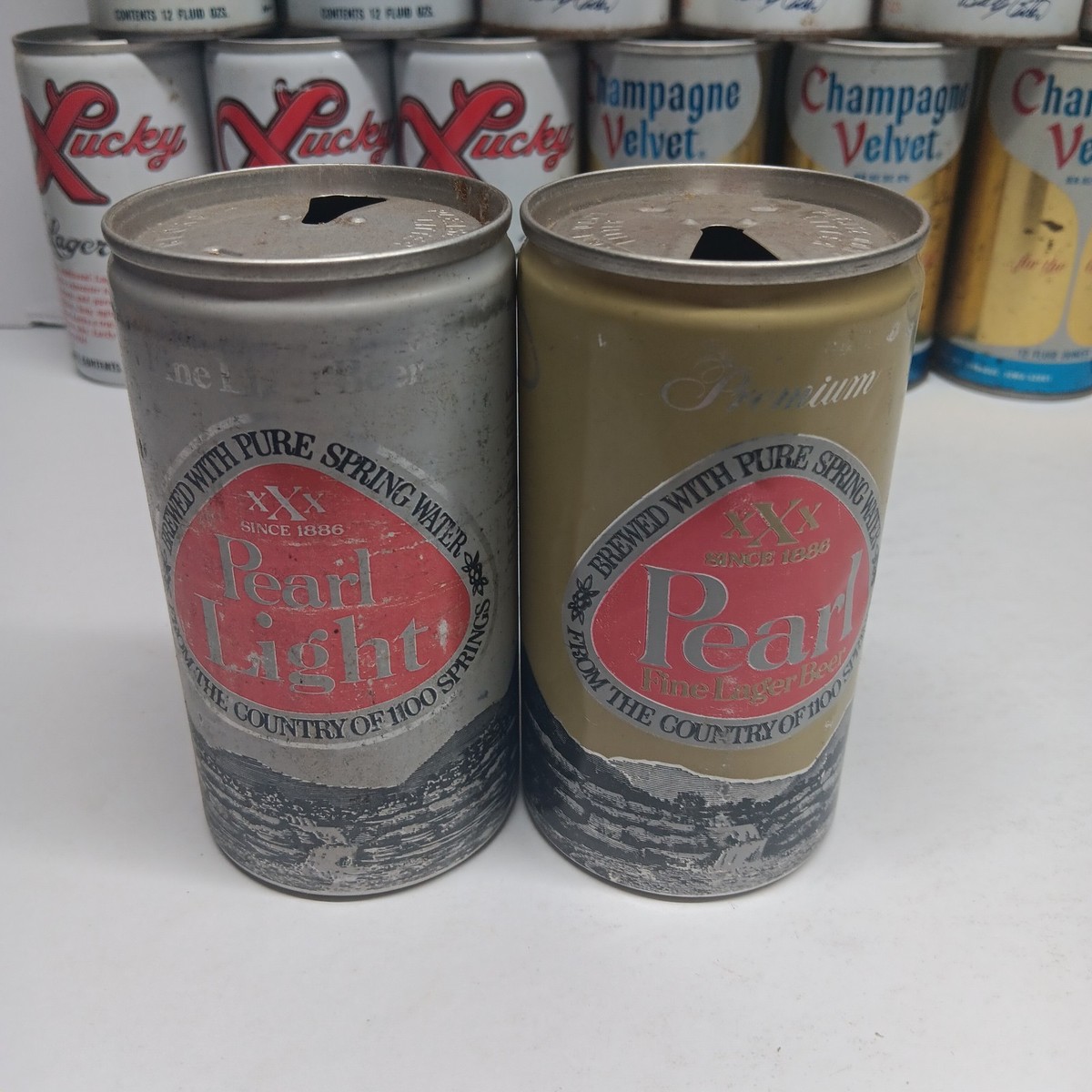 26) Vintage Beer Cans Billy Champagne Velvet Lucky Pickett's