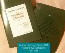 L'ARTISAN PARFUMEUR PASSAGE D'ENFER Edt 2 Ml Sample Vial New