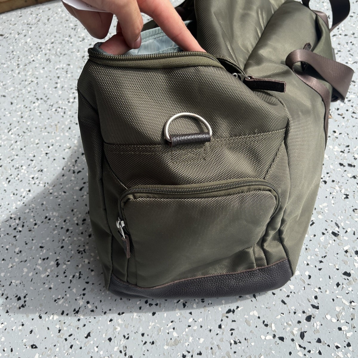 Abercrombie & Kent Large Duffle Bag Weekender Travel Safari Green
