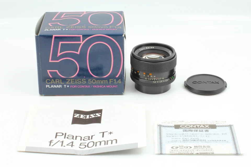 [N MINT Box] Contax Carl Zeiss Planar T* 50mm F1.4 MMJ MF Lens C/Y Mount JAPAN - Image 3 of 4