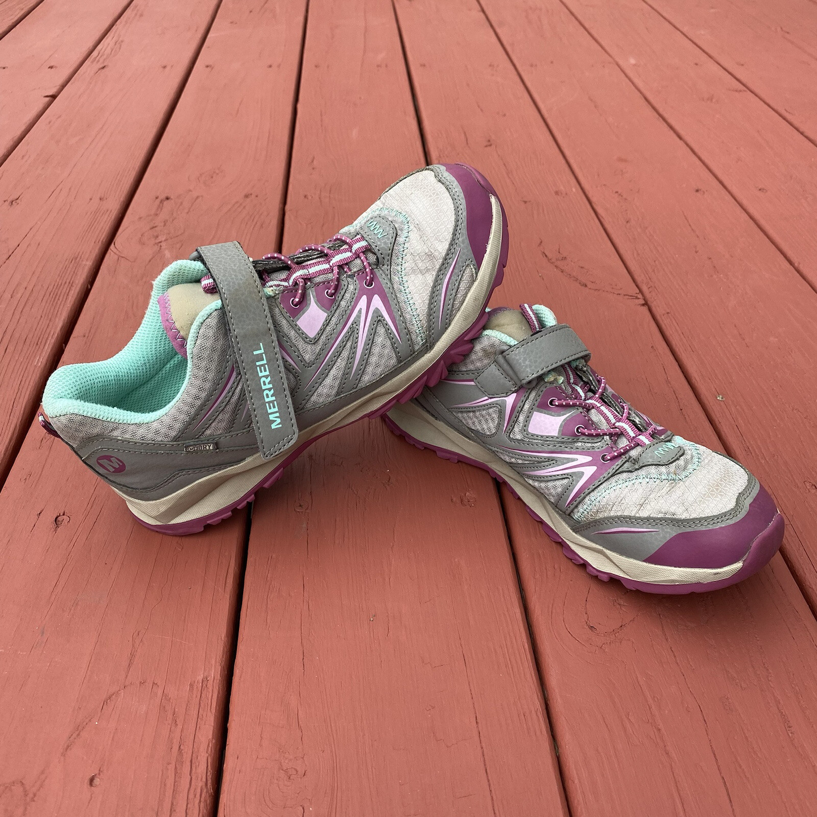 Merrell Capra scarpe da trekking con gancio e passante verde viola grigio 5M MY54839 donna