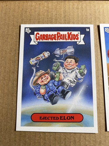 Ejected Elon Musk & Meta Mark Zuckerberg Garbage Pail Kids 2021 Was The Worst - Picture 2 of 6