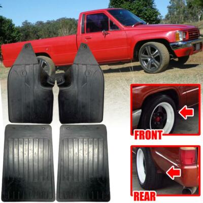 4X FRONT REAR MUD FLAP SPLASH GUARD FOR TOYOTA LN50 LN56 1984-1988 PICKUP UTE