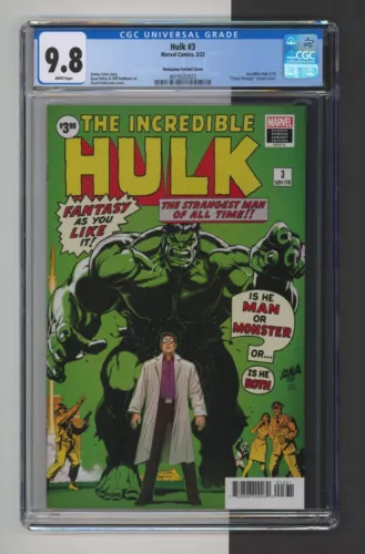 Hulk #3, CGC 9.8, Classic Homage Nakayama Variant, 1st Titan Cameo, 2022 Marvel