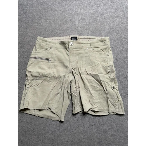 KUHL Born in the Mountains Outdoor Hiking Cargo Shorts Performance Stretch sz 8