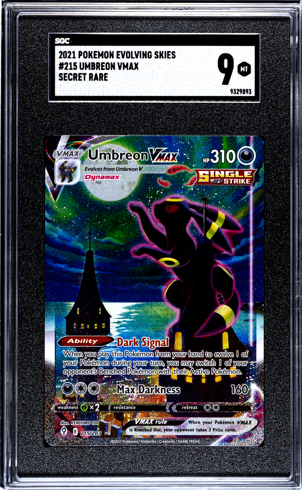 ポケモン - Umbreon Vmax 215/203 METAL Card Umbreon VMAX Evolving Skies 215/203 Pokémon For