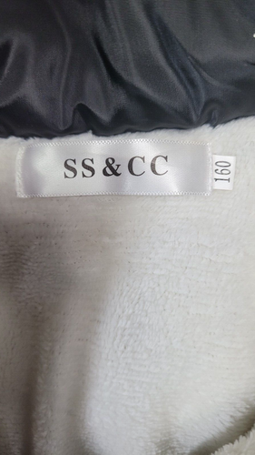 SS & CC Girls XS 160 Winter Hooded Down Jacket Long Flower Printing Bowknot - Picture 8 of 13