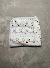 Rene Rofe Puppy Dog Baby Blanket Little Boys Dream Star Plane Swaddle Receiving