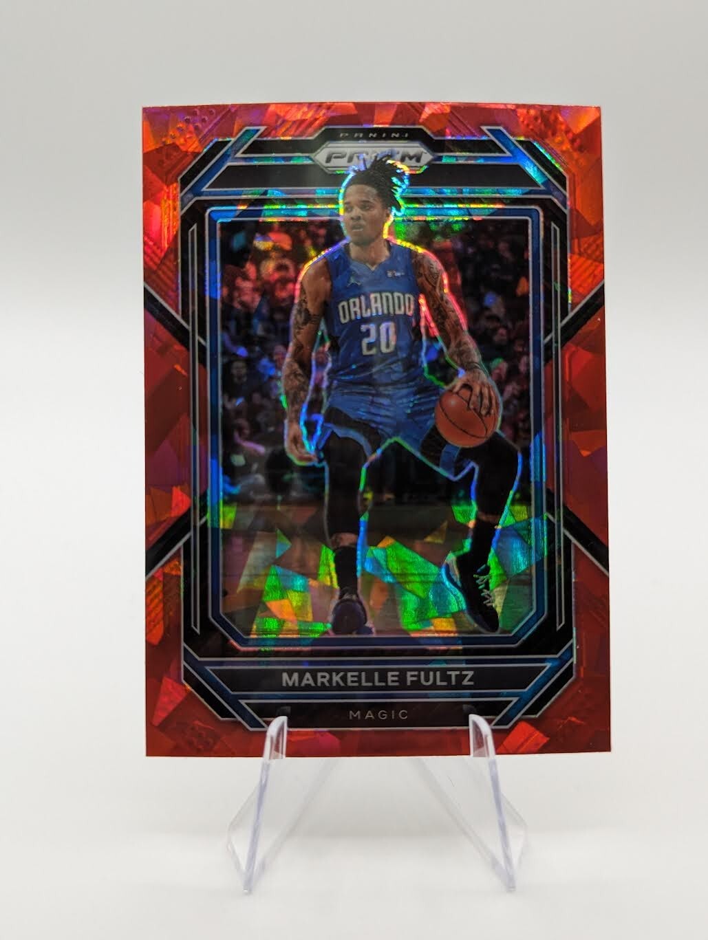 Markelle Fultz 2022-23 Panini Prizm Red Cracked Ice #174 Magic