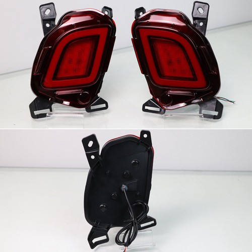 LED Rear Bumper Light Brake DRL Turn Signal LH+RH For Toyota Highlander 2015-19 - Picture 2 of 11
