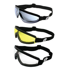 Occhiali paracadute paracadute Birdz Eyewear Wing 3 paia montature nere con trasparente