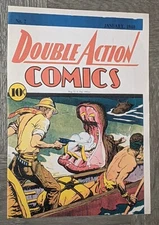 Double Action Comics #2 ASHCAN January 1940 2009 REPRODUCTION! DC Comics