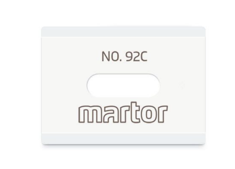 MARTOR 1792.25 Ceramic Utility Blade 2-Pack on Self-Service Card 92C