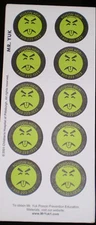 200 MR YUK STICKERS 20 SHEETS OF 10 EACH MAKE YOUR HOME SAFER FOR YOUR CHILDREN
