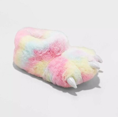   Girls' Riya Monster Foot Slippers - Cat & Jack L