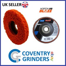 5 x Norton Blaze 115mm Rapid Strip Disc - Weld Paint Rust Stock Removal/Grinding
