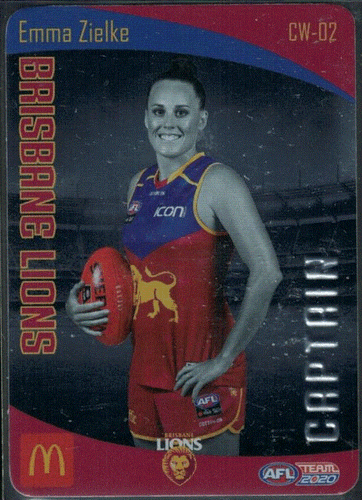 2020 AFL TEAMCOACH WOMENS CAPTAIN CARDS; Individual Card Sale. - Bild 3 von 15