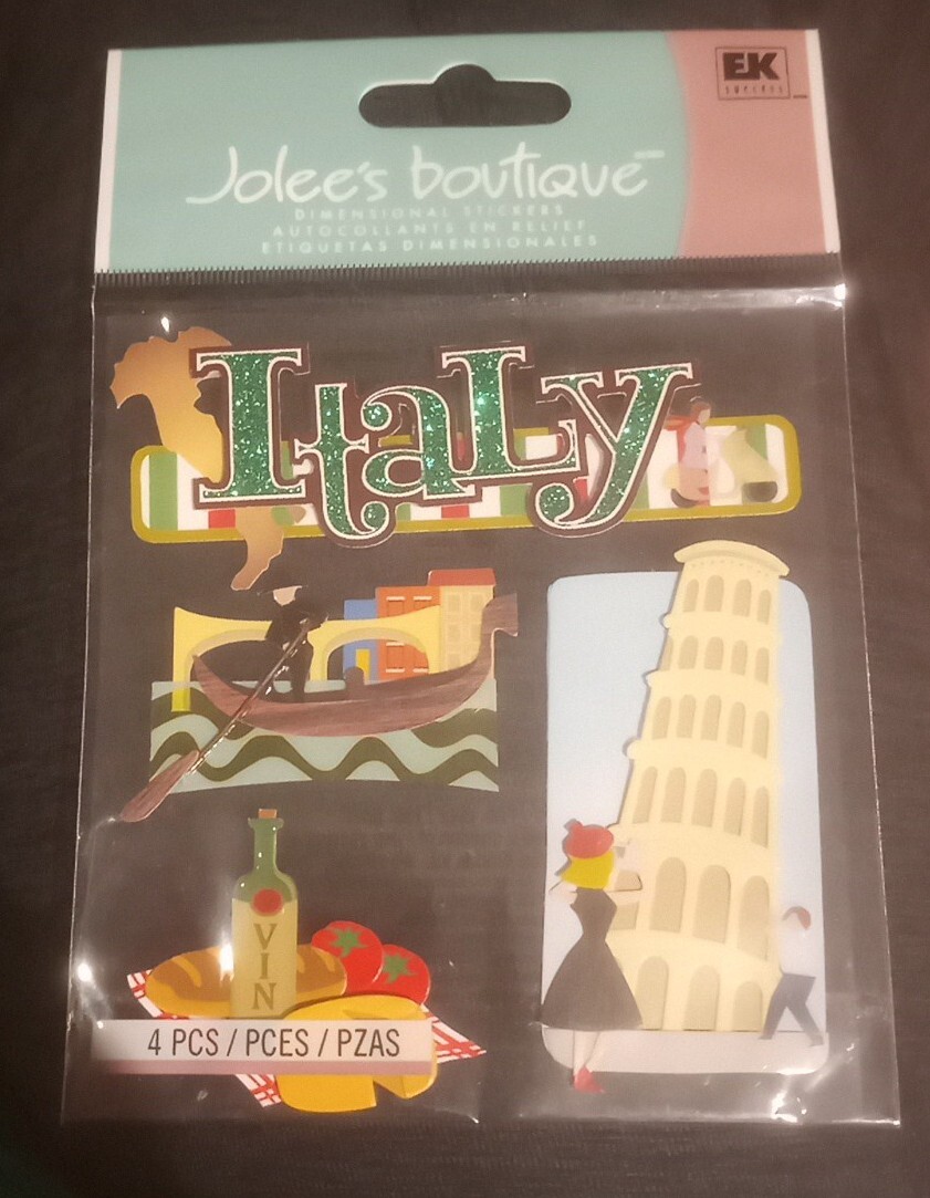 Jolee's Boutique 3D Stickers ITALY Theme eBay