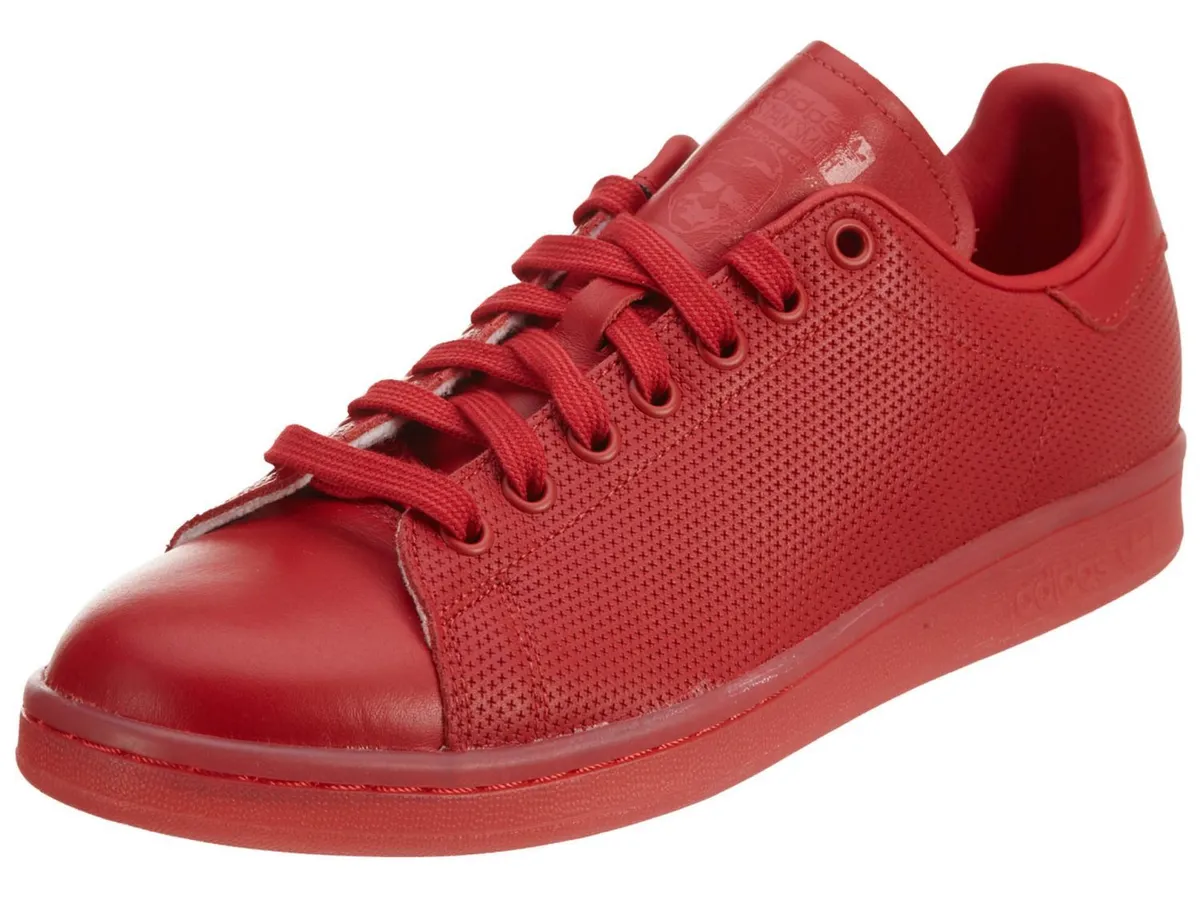 NEW Adidas Stan Smith ADICOLOR TRIPLE RED Men's Pharrell Scarlet Leather  S80248