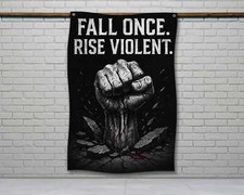 Home Gym Flag - Motivational Fitness Decor Custom Garage Gym Sign