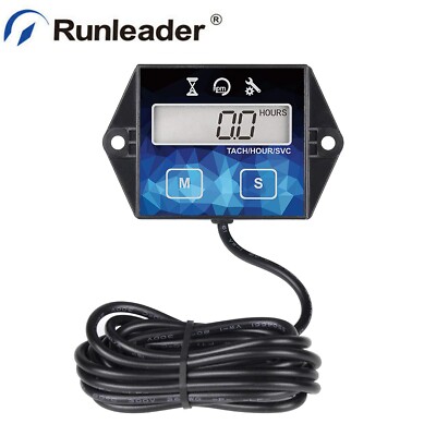 Small Engine Hour Meter Tachometer Maintenance 2/4 Stroke  Beach Bike Kart