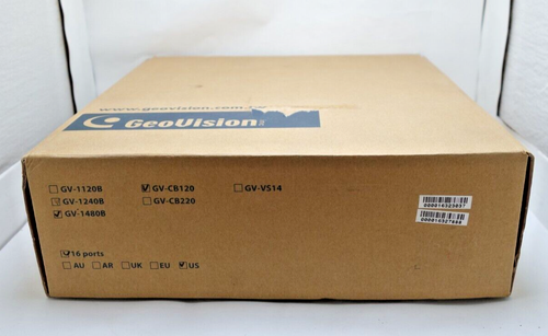 New In Box Genuine Geovision GV-1480B 16 Ch B-Series V1.00 PCI-e DVR CCTV Card - Picture 16 of 16