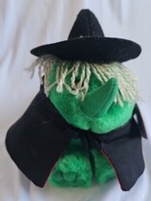 Puffkins Hazel Witch Plush 6" Halloween Beanie 1997 Collectible Stuffed Soft Toy