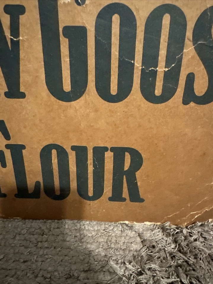 ESCASO LETRERO PUBLICITARIO HARINA DE GANSO DE NIEVE Foto 4 de 4