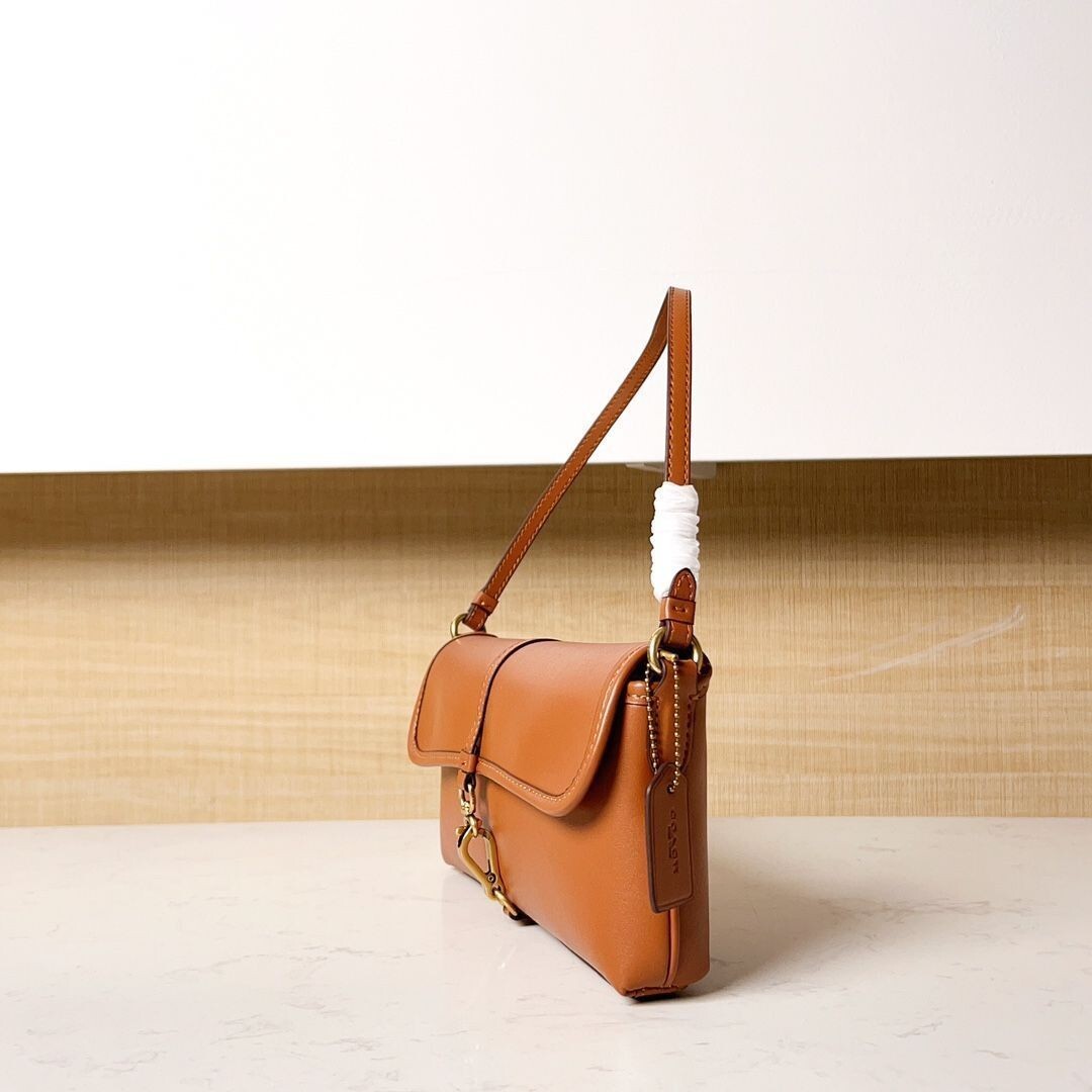 COACH Hamptons Bags Shoulder Bag CP132 Brown Outlet NEW | eBay