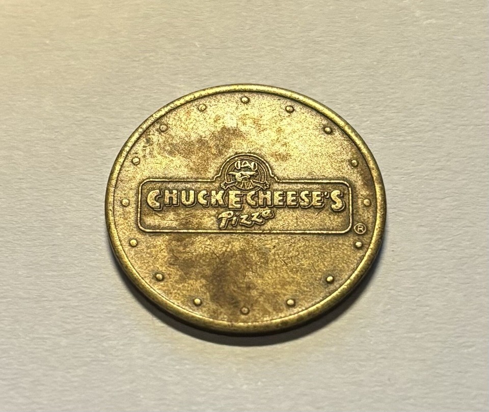 1990 Chuck E Cheese Token Reverse Variety Ebay 