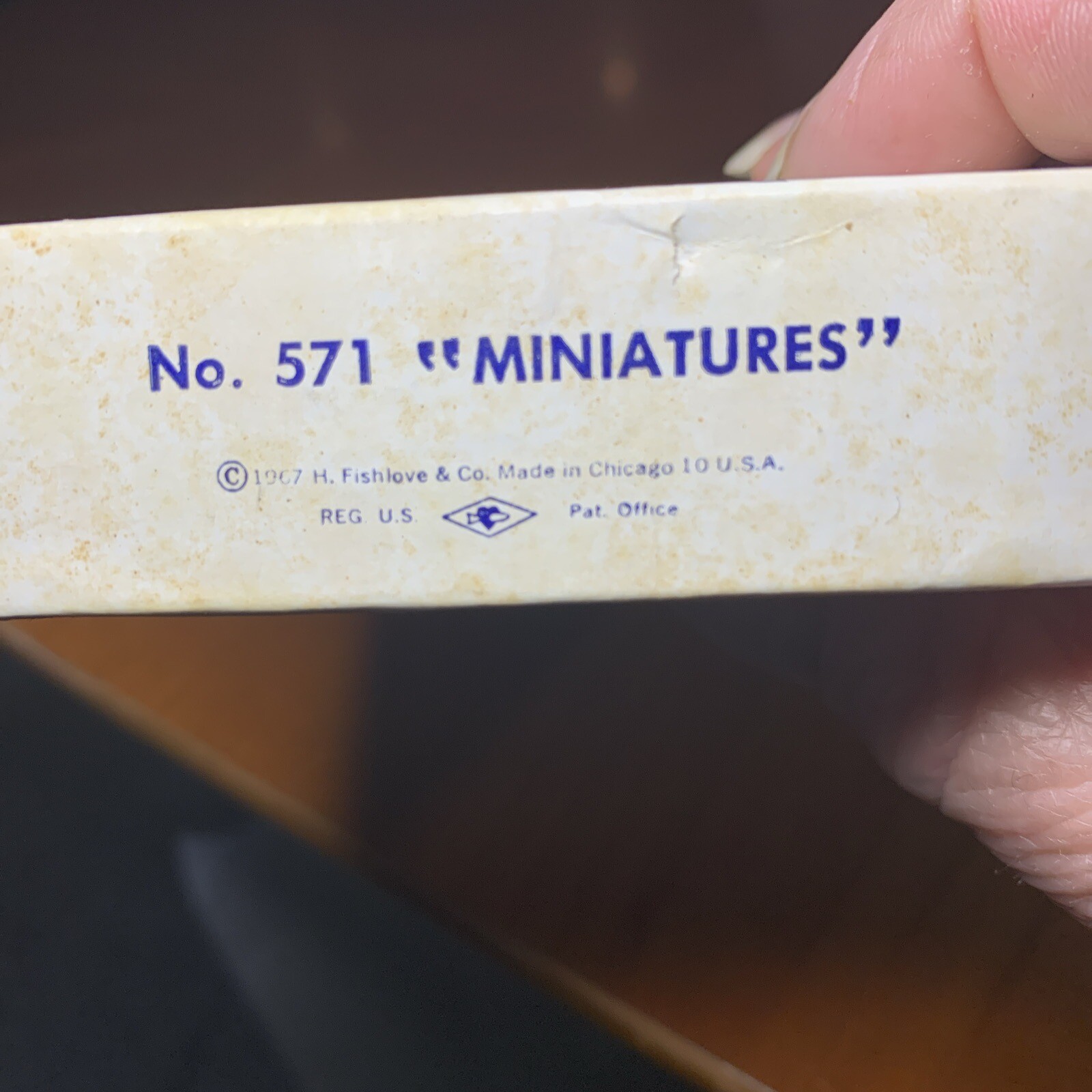 Vtg 1967 Miniatures For Emergencies Delsey Toilet Paper Novelty H Fishlove & Co.