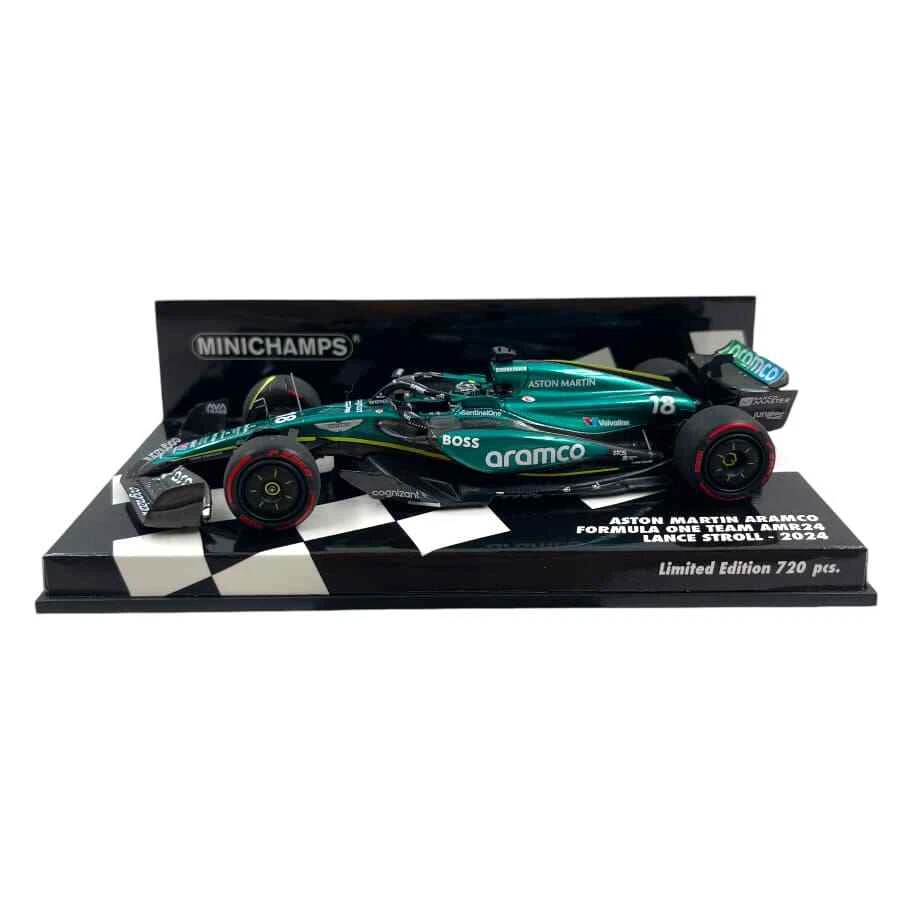 Modellino F1 Minichamps 1/43 Aston Martin Aramco AMR24 #18 L. Stroll LTD - Immagine 4 di 4