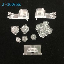 Clear White LR AB D-PAD Buttons Replacement Parts for Game Boy Advance sp GBA SP