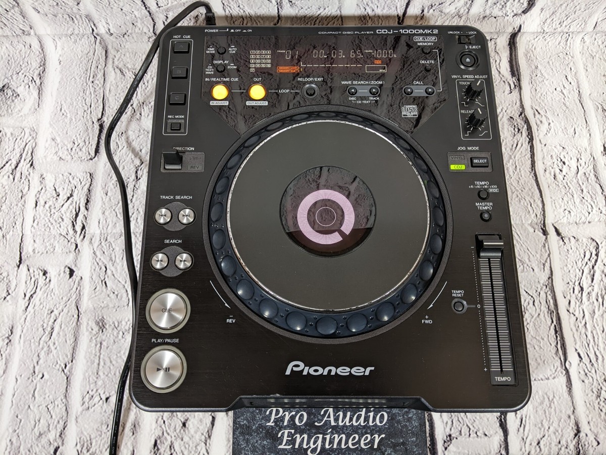 Pioneer CDJ-1000 MK2 DJ Console Player Compact Disk Turntable CDJ 