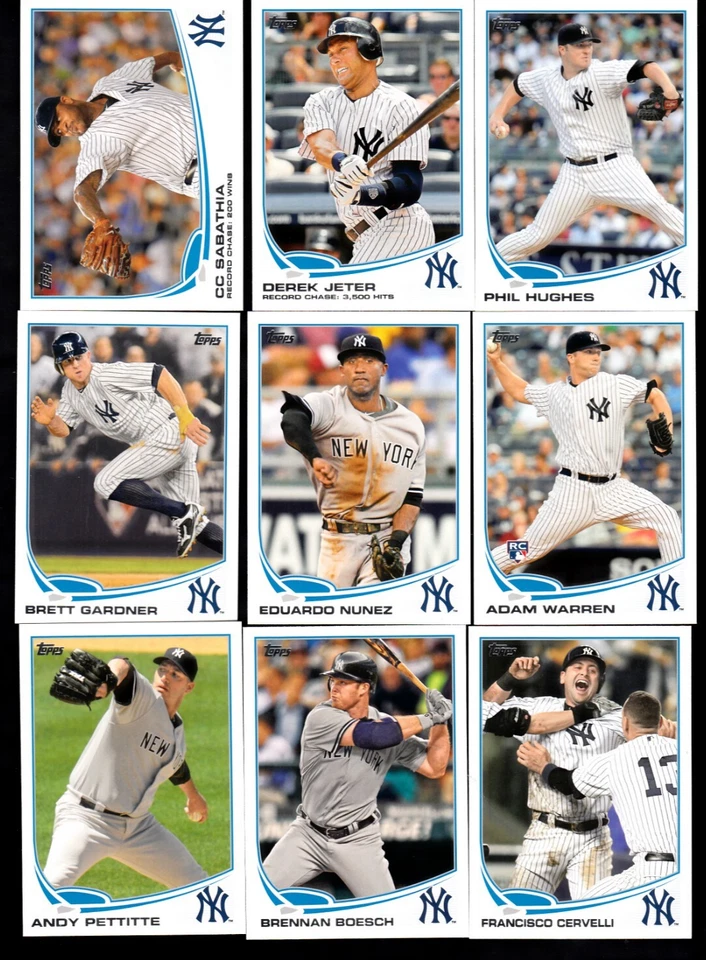 2013 TOPPS 系列 1 & 2 - 纽约洋基队 + 金色,三叶草,+++ 查看说明 — 第 3/4 张图片
