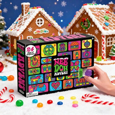 24pcs Needoh Advent Calendar Stress Relief Squishy Doll Toys Set Kids Gift