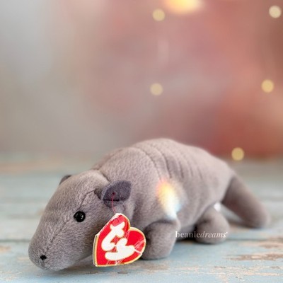 Tank the Armadillo | Ty Beanie Baby | 3/1 7 Lines No Shell 3rd | Torn Tag