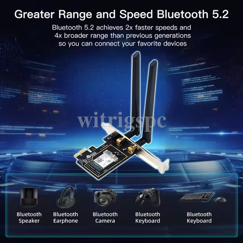 WiFi 6 Mini PCI-E WLAN Netzwerkkarte Tri-Band AX3000 WiFi Bluetooth Adapter - Bild 4 von 9