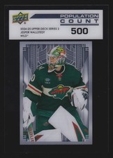 2024-25 Upper Deck Series 2 Jesper Wallstedt Rookie 500 Minnesota Wild #PC-41