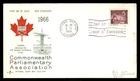 Mayfairstamps Canada FDC 1966 Commonwealth Parlimanetary Assoc Conference First
