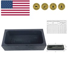 Gold Silver Graphite Ingot Mold Mould Crucible for Melting Casting Refining 1...