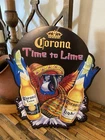 RARE VINTAGE CORONA EXTRA & LIGHT BEER TIME TO LIME MEXICAN SOMBRERO BIRD SIGN